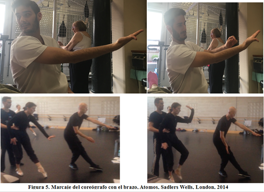 Figure 2. Examples of artistic gossip in physiotherapy, dance and synchronized swimming