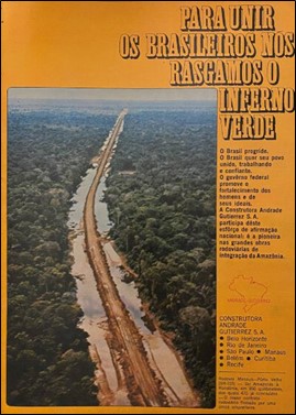 Advertisement Campaign in Trans-Amazon Highway in the 1970s